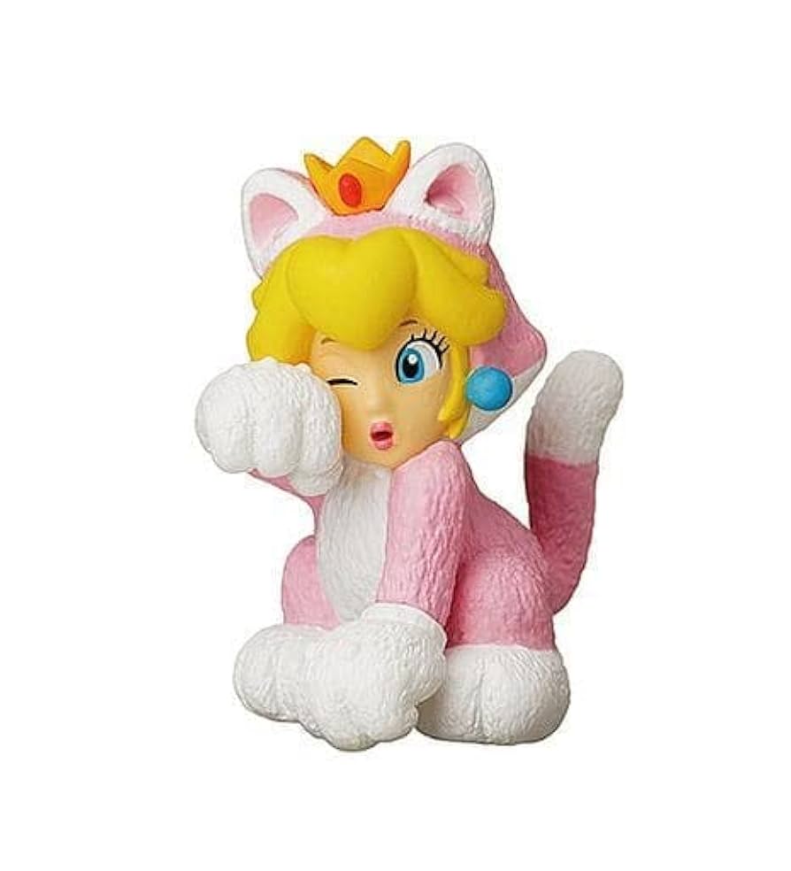 Amazon | 【4.ネコピーチ】 チョコエッグ スーパーマリオ 3D